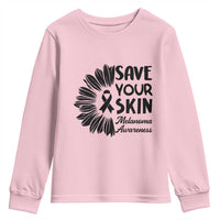 Skin Cancer Fighter Youth Sweatshirt Save Your Skin