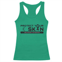 Melanoma Prevention Awareness Racerback Tank Top Protect Your Skin