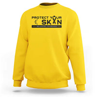 Melanoma Prevention Awareness Sweatshirt Protect Your Skin