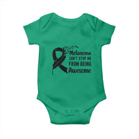 Melanoma Cant Stop Me From Being Awesome Baby Onesie Support Squad Gift