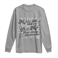 Melanoma Awareness Support Squad Long Sleeve Shirt Melanoma Can't Stop Me