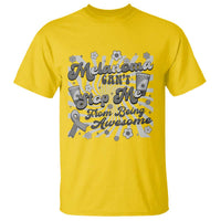 Melanoma Awareness Support Squad T Shirt Melanoma Can't Stop Me