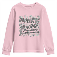 Melanoma Awareness Support Squad Youth Sweatshirt Melanoma Can't Stop Me