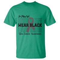 Skin Cancer Awareness Month T Shirt In May We Wear Black