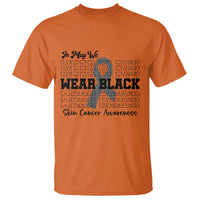 Skin Cancer Awareness Month T Shirt In May We Wear Black