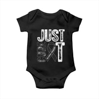 Skin Cancer Warrior Awareness Fighter Baby Onesie Just Cure It