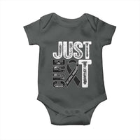 Skin Cancer Warrior Awareness Fighter Baby Onesie Just Cure It