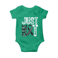 Skin Cancer Warrior Awareness Fighter Baby Onesie Just Cure It