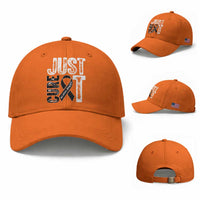 Skin Cancer Warrior Awareness Fighter Baseball Cap Just Cure It