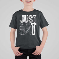 Skin Cancer Warrior Awareness Fighter T Shirt For Kid Just Cure It