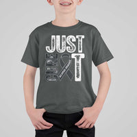 Skin Cancer Warrior Awareness Fighter T Shirt For Kid Just Cure It