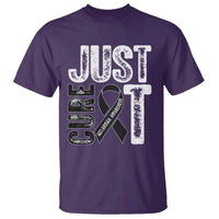 Skin Cancer Warrior Awareness Fighter T Shirt Just Cure It