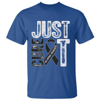 Skin Cancer Warrior Awareness Fighter T Shirt Just Cure It