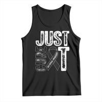 Skin Cancer Warrior Awareness Fighter Tank Top Just Cure It
