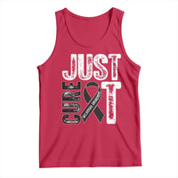 Skin Cancer Warrior Awareness Fighter Tank Top Just Cure It