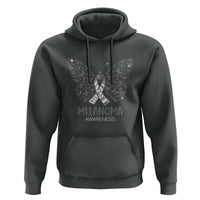 Just Cure It Hoodie Melanoma Warrior Butterfly Support
