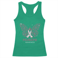 Just Cure It Racerback Tank Top Melanoma Warrior Butterfly Support