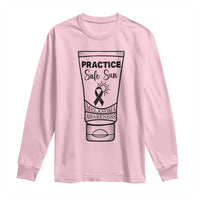Skin Cancer Prevention Long Sleeve Shirt Practice Safe Sun Awareness Gift