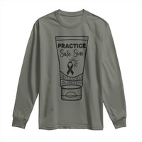 Skin Cancer Prevention Long Sleeve Shirt Practice Safe Sun Awareness Gift