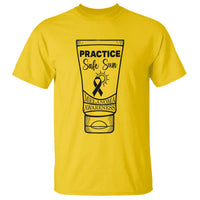 Skin Cancer Prevention T Shirt Practice Safe Sun Awareness Gift