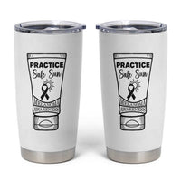 Skin Cancer Prevention Tumbler Cup Practice Safe Sun Awareness Gift