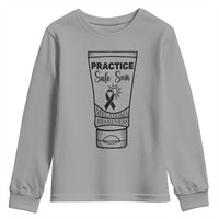 Skin Cancer Prevention Youth Sweatshirt Practice Safe Sun Awareness Gift