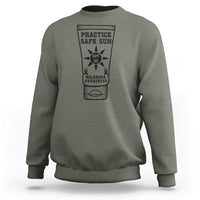 Practice Safe Sun Sweatshirt Funny Melanoma Skin Cancer Graphic