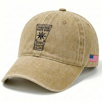 Practice Safe Sun Washed Cotton Baseball Cap Funny Melanoma Skin Cancer Graphic