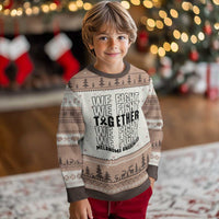 Melanoma Support Warrior Ugly Christmas Sweater We Fight Together