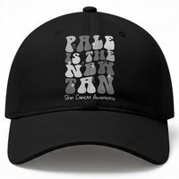 Skin Cancer Warrior Baseball Cap Pale Is The New Tan