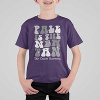 Skin Cancer Warrior T Shirt For Kid Pale Is The New Tan