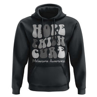 Faith Hope Cure Melanoma Awareness Hoodie Skin Cancer Fighter