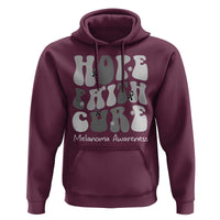 Faith Hope Cure Melanoma Awareness Hoodie Skin Cancer Fighter
