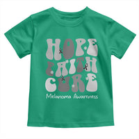 Faith Hope Cure Melanoma Awareness Toddler T Shirt Skin Cancer Fighter