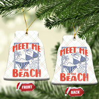 Meet Me At The Beach Ceramic Ornament Summer Girls Trip Bikini Lover Gift