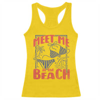 Meet Me At The Beach Racerback Tank Top Summer Girls Trip Bikini Lover Gift