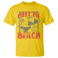 Meet Me At The Beach T Shirt Summer Girls Trip Bikini Lover Gift