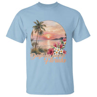 Daytona Beach Florida T Shirt Tropical Palm Tree Ocean Travel Gift
