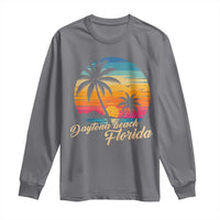 Vintage Daytona Beach Florida Long Sleeve Shirt Summer Vacation Graphic