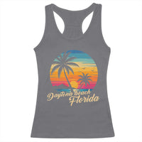 Vintage Daytona Beach Florida Racerback Tank Top Summer Vacation Graphic