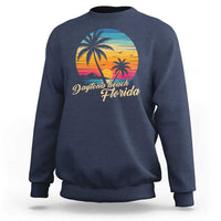 Vintage Daytona Beach Florida Sweatshirt Summer Vacation Graphic