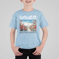 Destin Florida T Shirt For Kid Summer Travel Beach Vacation Gift