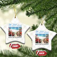 Destin Florida Ceramic Ornament Summer Travel Beach Vacation Gift