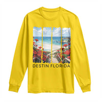 Destin Florida Long Sleeve Shirt Summer Travel Beach Vacation Gift