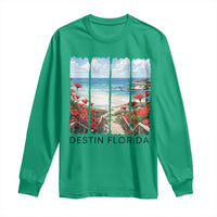 Destin Florida Long Sleeve Shirt Summer Travel Beach Vacation Gift