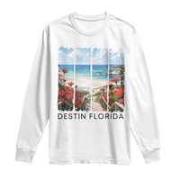 Destin Florida Long Sleeve Shirt Summer Travel Beach Vacation Gift