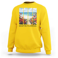 Destin Florida Sweatshirt Summer Travel Beach Vacation Gift