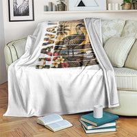 Hawaii Tropical Bird Throw Blanket Summer Island Vacation Gift