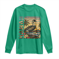 Hawaii Tropical Bird Long Sleeve Shirt Summer Island Vacation Gift