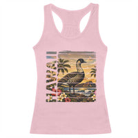 Hawaii Tropical Bird Racerback Tank Top Summer Island Vacation Gift